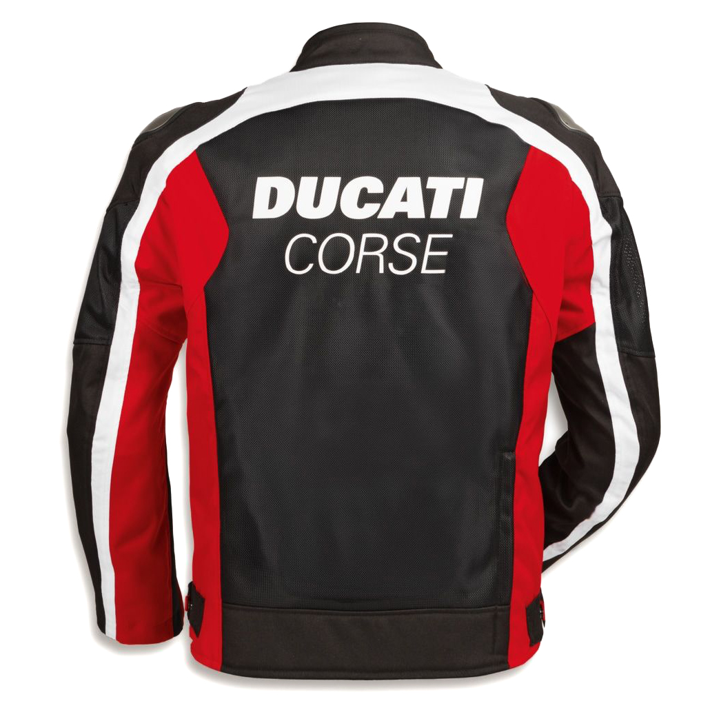 Ducati Motorcycle Jacket Waterproof CE Armrest Cordura Textile Jacket — image 2