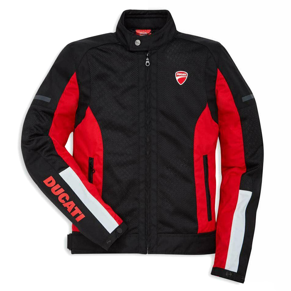 Ducati Motorcycle Jacket Waterproof CE Armrest Cordura Textile Jacket