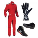 Omp Go Kart Racing Suit Cik Fia Level 2 Approved Kart Suit All Sizes With Shoes, Gloves Free Gift