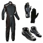 Omp Go Kart Racing Suit Cik Fia Level 2 Approved Kart Suit All Sizes With Shoes, Gloves Free Gift