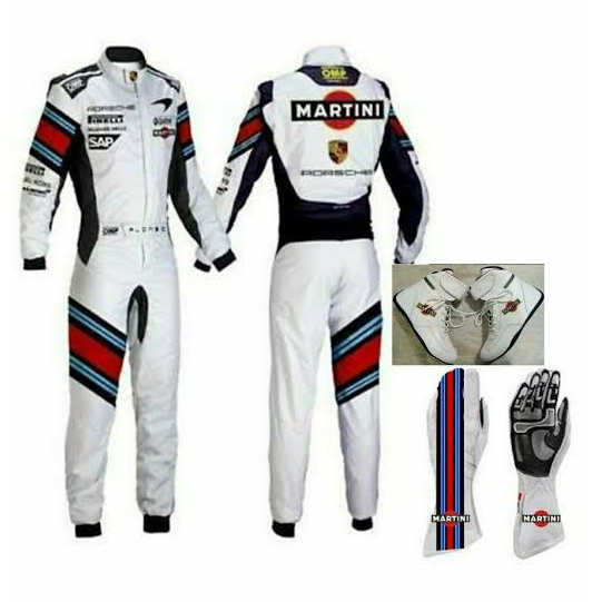 Omp Go Kart Racing Suit Cik Fia Level 2 Approved Kart Suit All Sizes With Shoes, Gloves Free Gift