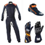 Omp Go Kart Racing Suit Cik Fia Level 2 Approved Kart Suit All Sizes With Shoes, Gloves Free Gift