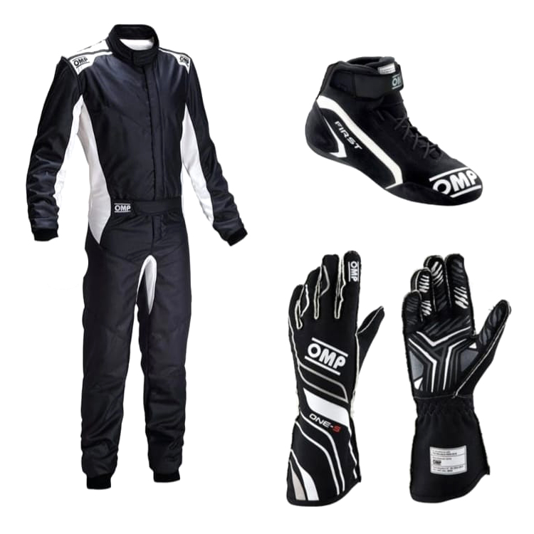 Omp Go Kart Racing Suit Cik Fia Level 2 Approved Kart Suit All Sizes With Shoes, Gloves Free Gift — image 1