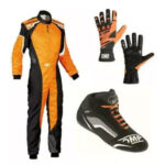 Omp Go Kart Racing Suit Cik Fia Level 2 Approved Kart Suit All Sizes With Shoes, Gloves Free Gift