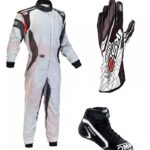 Omp Go Kart Racing Suit Cik Fia Level 2 Approved Kart Suit All Sizes With Shoes, Gloves Free Gift