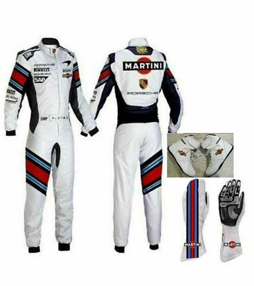 Omp Go Kart Racing Suit Cik Fia Level 2 Approved Kart Suit All Sizes With Shoes, Gloves Free Gift