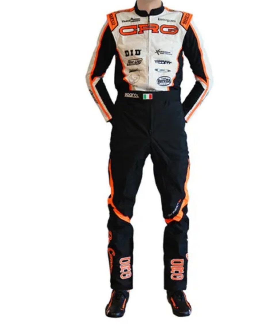 2026 CRG GO KART SPARCO Racing Suit Cik Fia Level 2 Approved Kart Suit AND  GLOVES All Sizes With Gifts