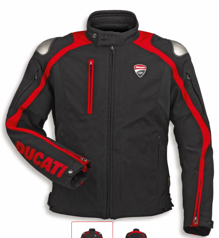 Ducati Motorcycle Jacket Waterproof CE Armrest Cordura Textile Jacket