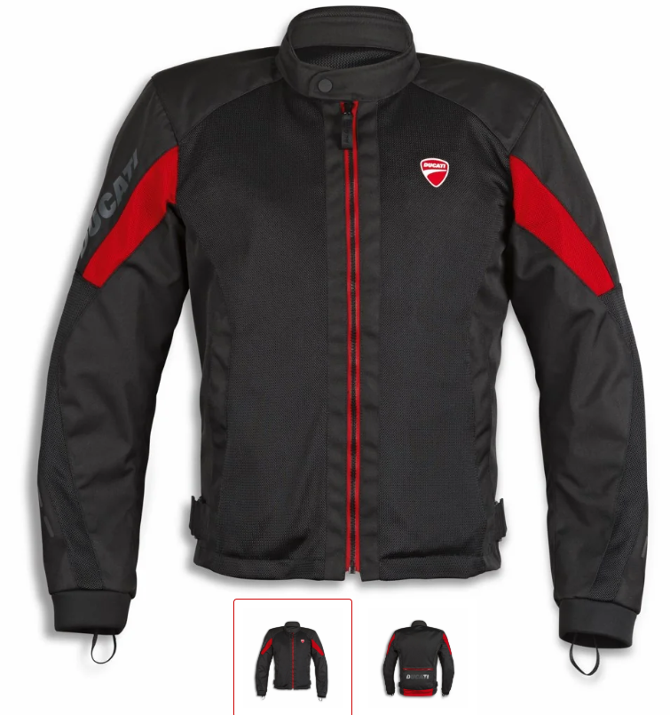 Ducati Motorcycle Jacket Waterproof CE Armrest Cordura Textile Jacket