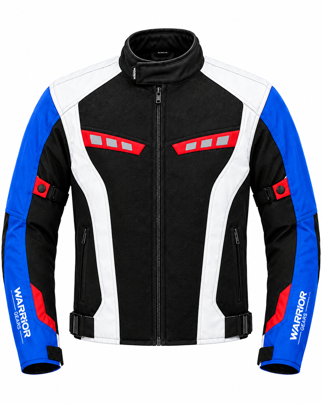 Warrior Gears WTR-1 Motorcycle Jacket Waterproof CE Armrest Textile Jacket with Removable Thermal Lining Higly Refelctive  and  Protective