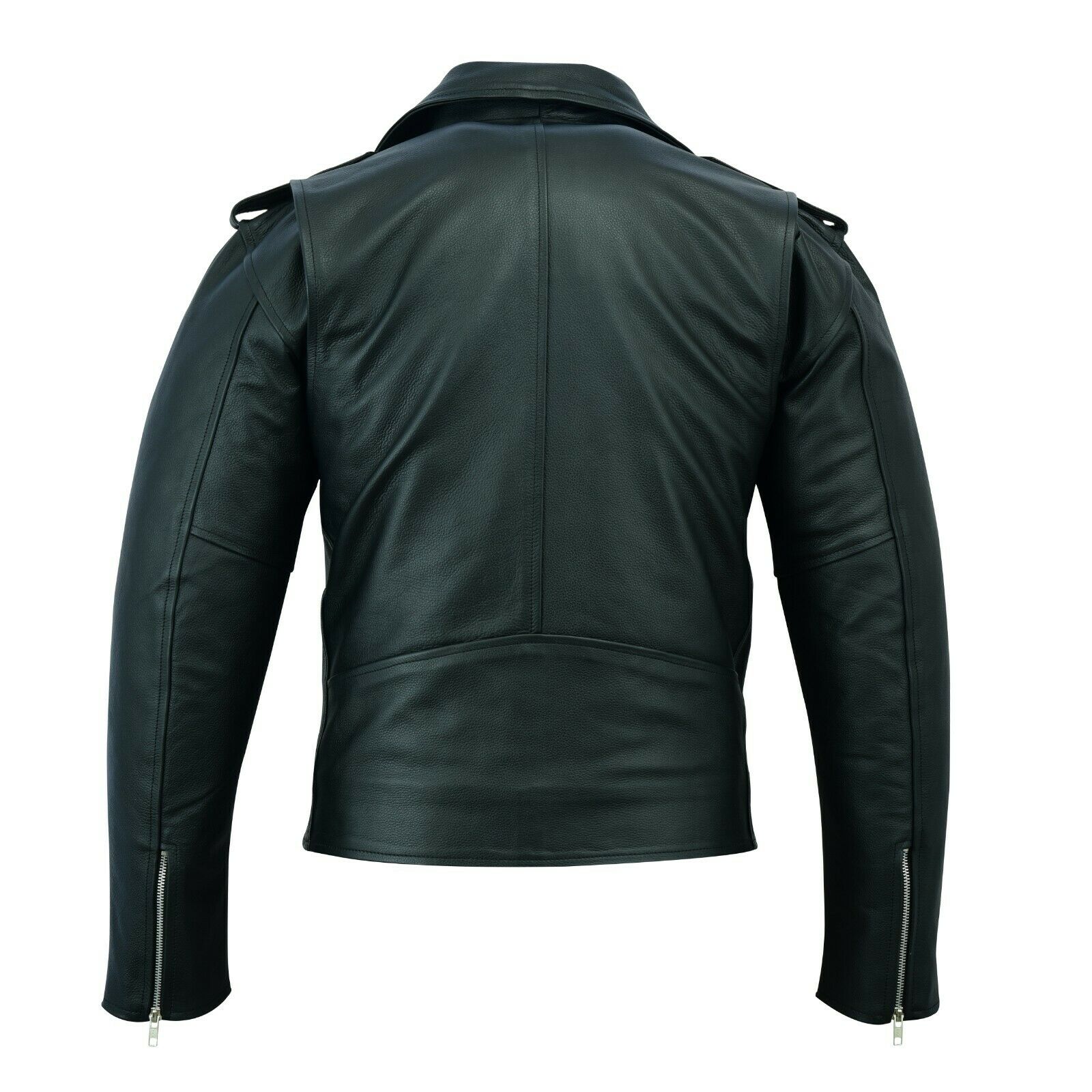 WARRIOR GEARS BRANDO Motorcycle/Motorbike Original Leather Jacket Waterproof CE Armrest with  removable Lining — image 4
