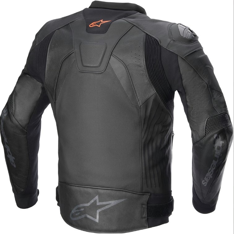 AlpineStars Motorcycle/Motorbike Original Leather Jacket Waterproof CE Armrest with  removable Lining — image 3