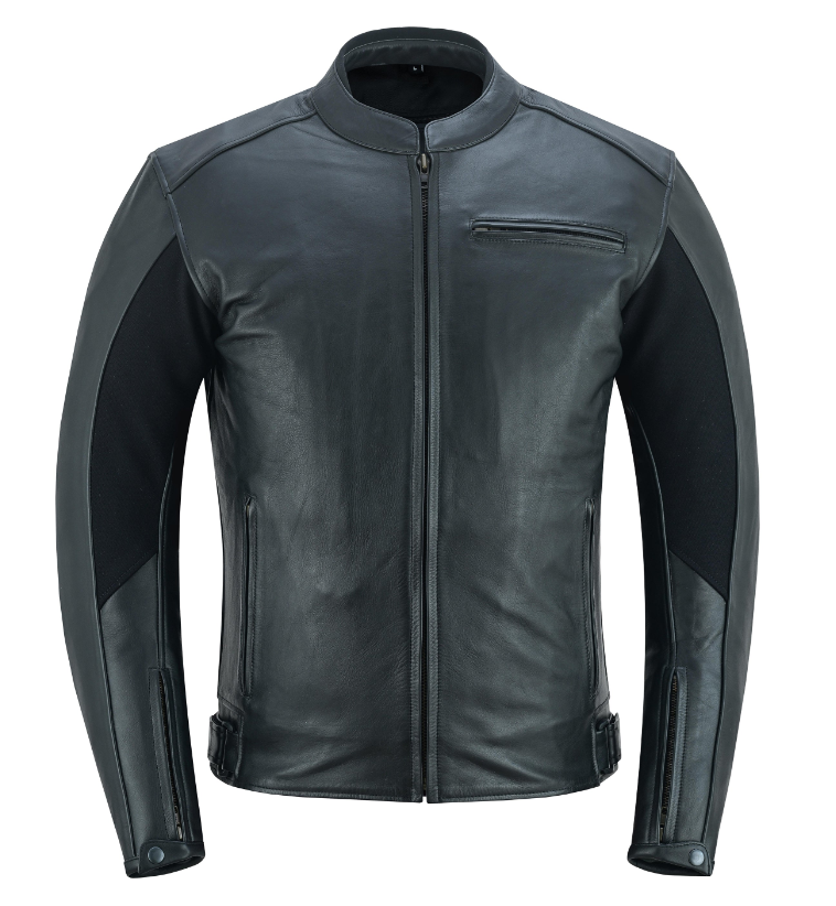 WARRIOR GEARS Motorcycle/Motorbike Original NAPA Leather Jacket Waterproof CE Armrest with  removable Lining