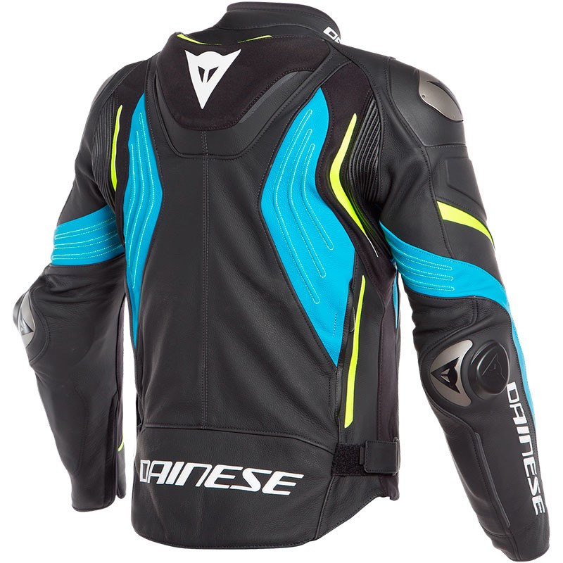 Dainese supper Speed 3 Motorcycle/Motorbike Original Leather Jacket Waterproof CE Armrest with  removable Lining — image 4