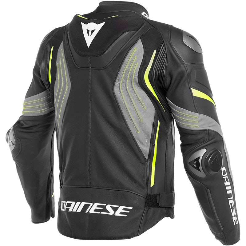 Dainese supper Speed 3 Motorcycle/Motorbike Original Leather Jacket Waterproof CE Armrest with  removable Lining — image 4