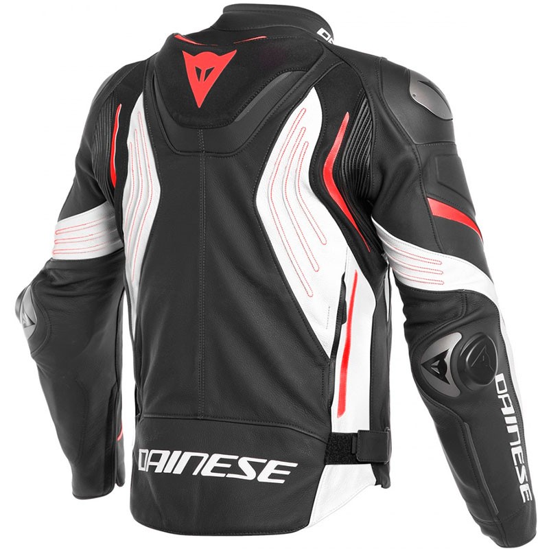 Dainese supper Speed 3 Motorcycle/Motorbike Original Leather Jacket Waterproof CE Armrest with  removable Lining — image 3