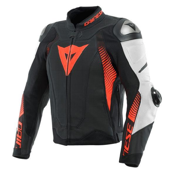Dainese supper Speed 4 Motorcycle/Motorbike Original Leather Jacket Waterproof CE Armrest with  removable Lining
