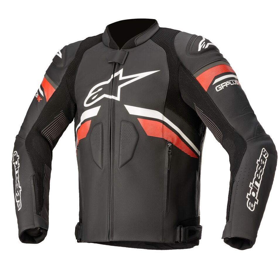AlpineStars Motorcycle/Motorbike Original Leather Jacket Waterproof CE Armrest with  removable Lining